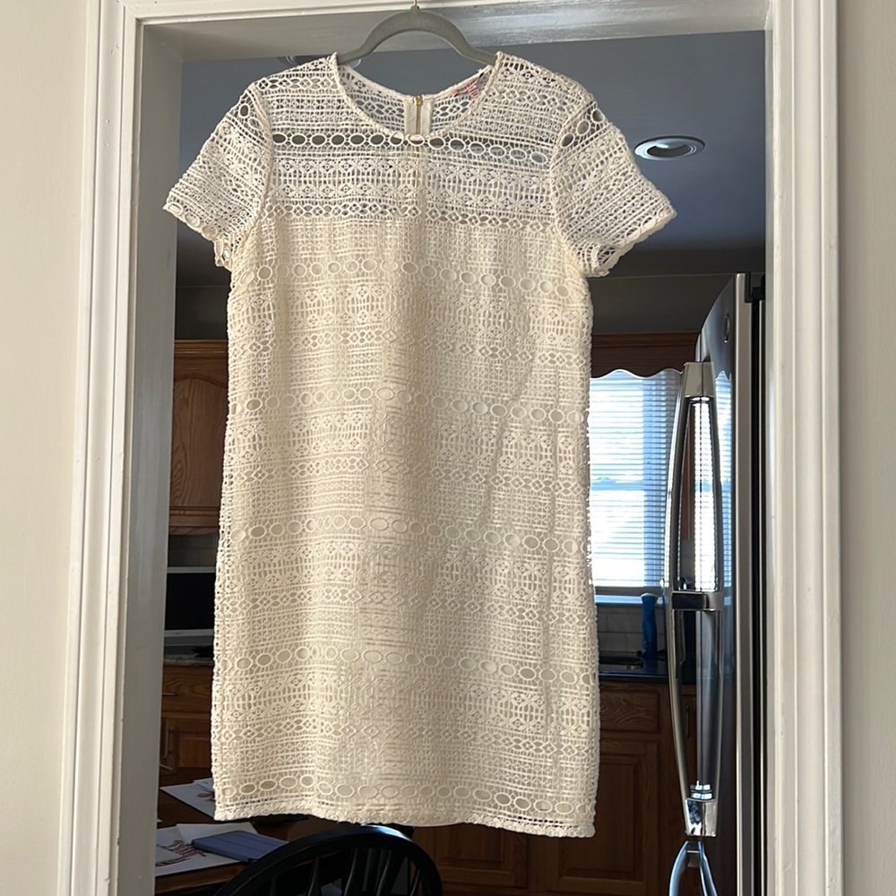 Beautiful Juicy Couture Cream Lace Dress Sz 10